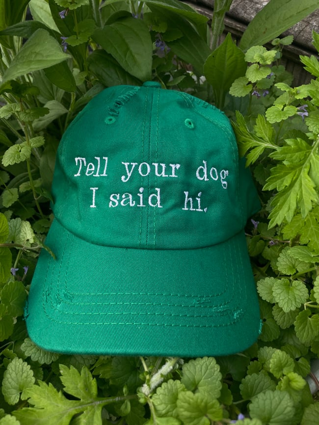 TELL YOUR DOG I SAID HI HAT