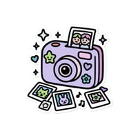 Image 4 of Die-cut sticker Camera