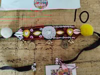 Image 9 of Festie choker pompoms / shells etc