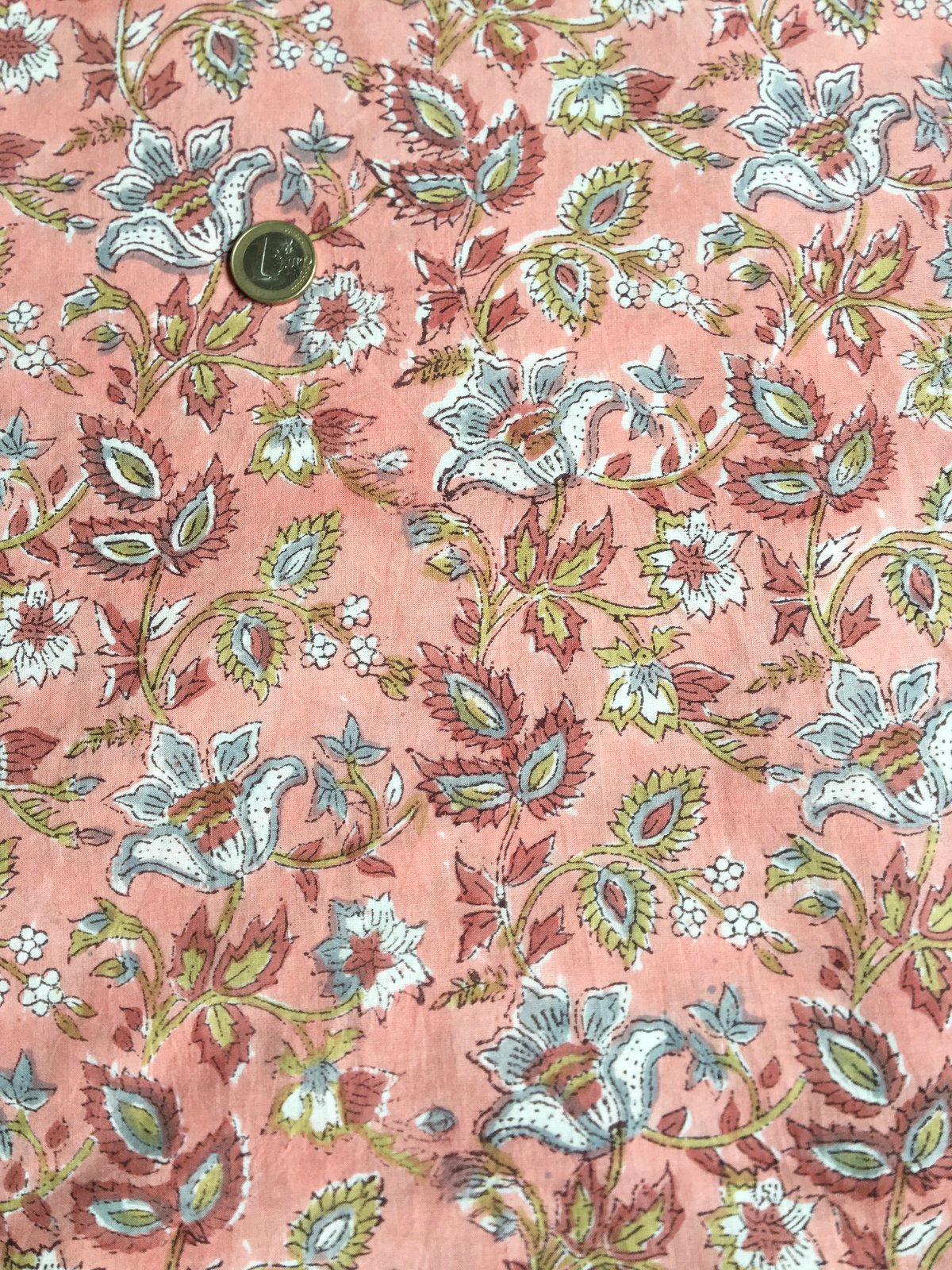 Image of Namasté fabric rose bonbon 