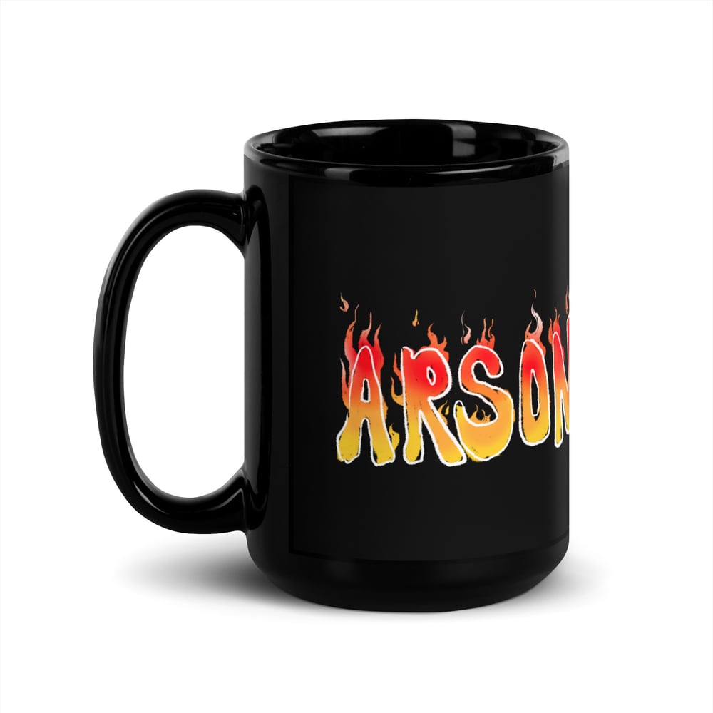 Image of JITB Arson Black Glossy Mug