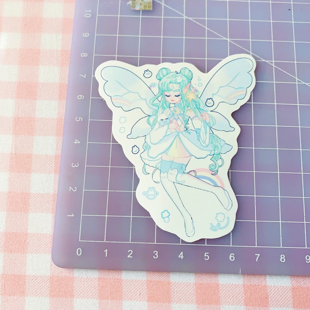 Image of Bunny Fairy Vinyl Sticker