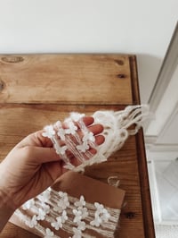 Image 3 of Butterfly tieback - white