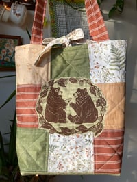 Image 2 of quilted bears <3 bag