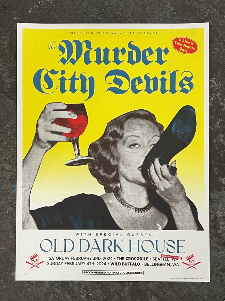 Image of The Murder City Devils Seattle & Bellingham February 2024