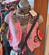 Image 6 of New York Embroidered Waistcoat Top Pink 6-12