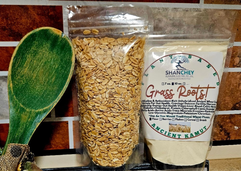 KAMUT/KHORASAN. Grass Roots! Orzo-Wheatgrass-Pasta-Cereal-Flour-Hot Cereal. Detoxer-Hormones