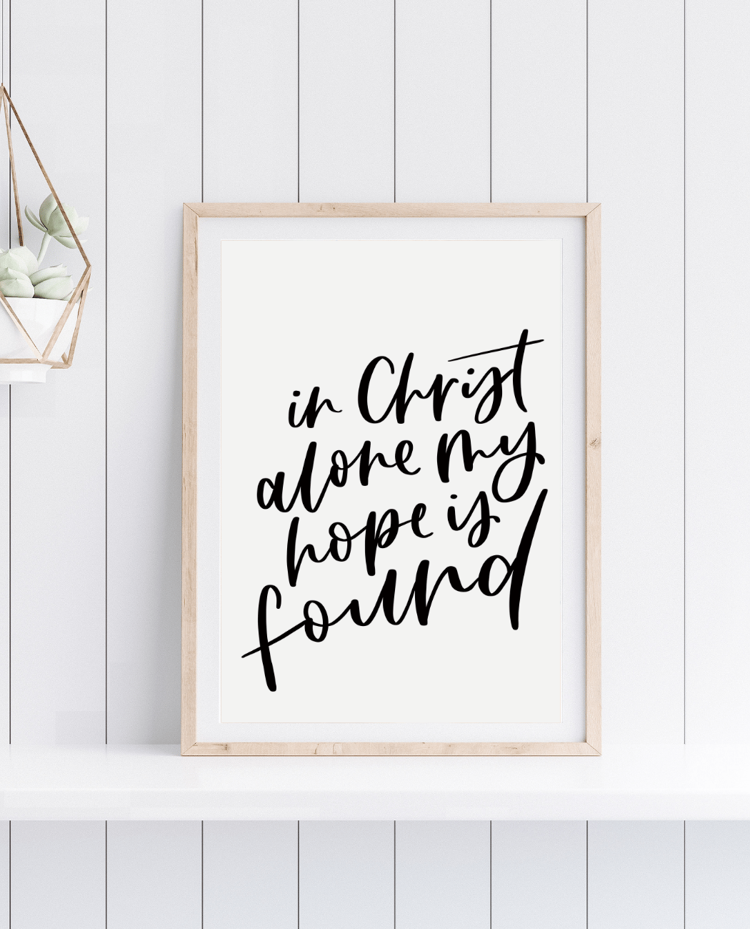 Image of In Christ Alone Print