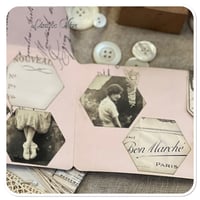 Image 12 of Vintage French envelope of lace samples and booklet