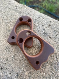 Image 1 of Made to order vintage linen micarta patina faces 