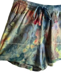 Image 2 of S Cotton Pocket Shorts in Soft Nebula Ice Dye