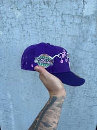 Image 4 of MULTI TONE PURPLE HOUSTON ASTROS CUSTOM FITTED CAP