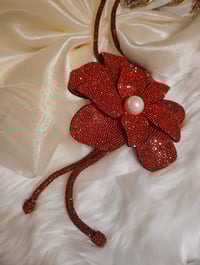 Image 1 of RA'NAE RED & PEARL NECKLACE 