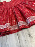 Crimson Snowflake Mesla Top