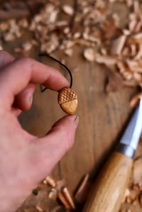 Image 3 of Acorn- Pendant Necklace 