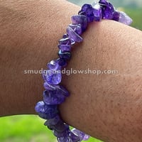 Image 4 of Amethyst Chip Bracelet 
