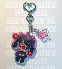 Image 2 of NEEDY STREAMER OVERLOAD Ame Acrylic Keychain (Skeptical_Saniwa x Crisp_Jam Collab)