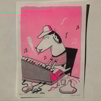 Risografia Synth doggie