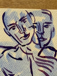 Image 3 of Watercolour ~ Blue Boys Series IV