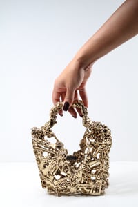 Liquid Gold  -bucket bag 