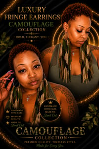 Image 16 of Fringe earrings collection