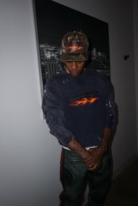 Image 1 of Vintage R Flame Logo Crewneck Sweatshirt 