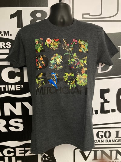 Image of LOVE DC GOGO by MITCHCRAFT Charcoal Grey "Summer Bloom" Tshirt
