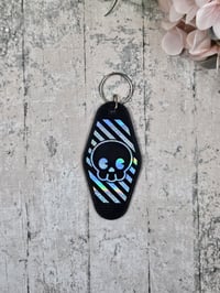 Image 1 of Skeleton Retro Motel Keychain
