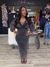 CHARCOAL WEEKEND DRESS