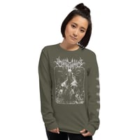 Image 3 of "Rottenness" Long Sleeve Shirt (Military Green)