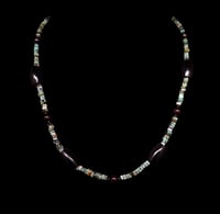 Image 1 of African Turquoise Jasper, Garnet, and Onyx Choker