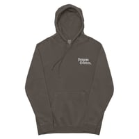 Image 2 of Logo embroidered pigment-dyed hoodie