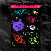 NEW! STICKER SHEET | COSMIC CREATURES