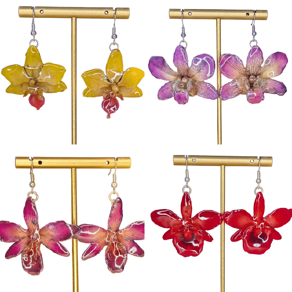 Image of Dendrobium Hybrid Earrings
