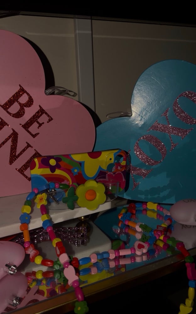 Image of Flower Phone Case with Lanyard 