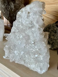 Image 10 of Large Double Sided Clear Quartz Points Cluster Statement Piece #2053
