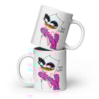 Image 2 of self care White glossy mug 