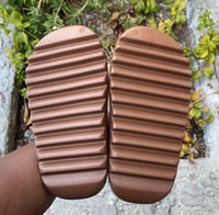 Image 2 of Yeezy slides “Flax”