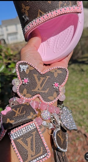 Image of Pink slides with matching 5stack