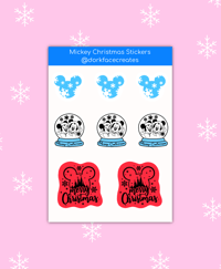 Image 2 of Mickey Christmas Stickers