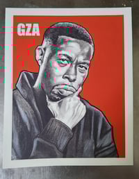 Image 2 of GZA print.  8"x10"