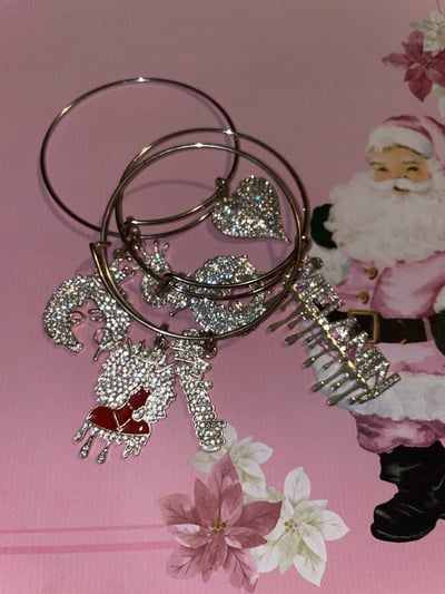 Image of Afro girl bling silver
