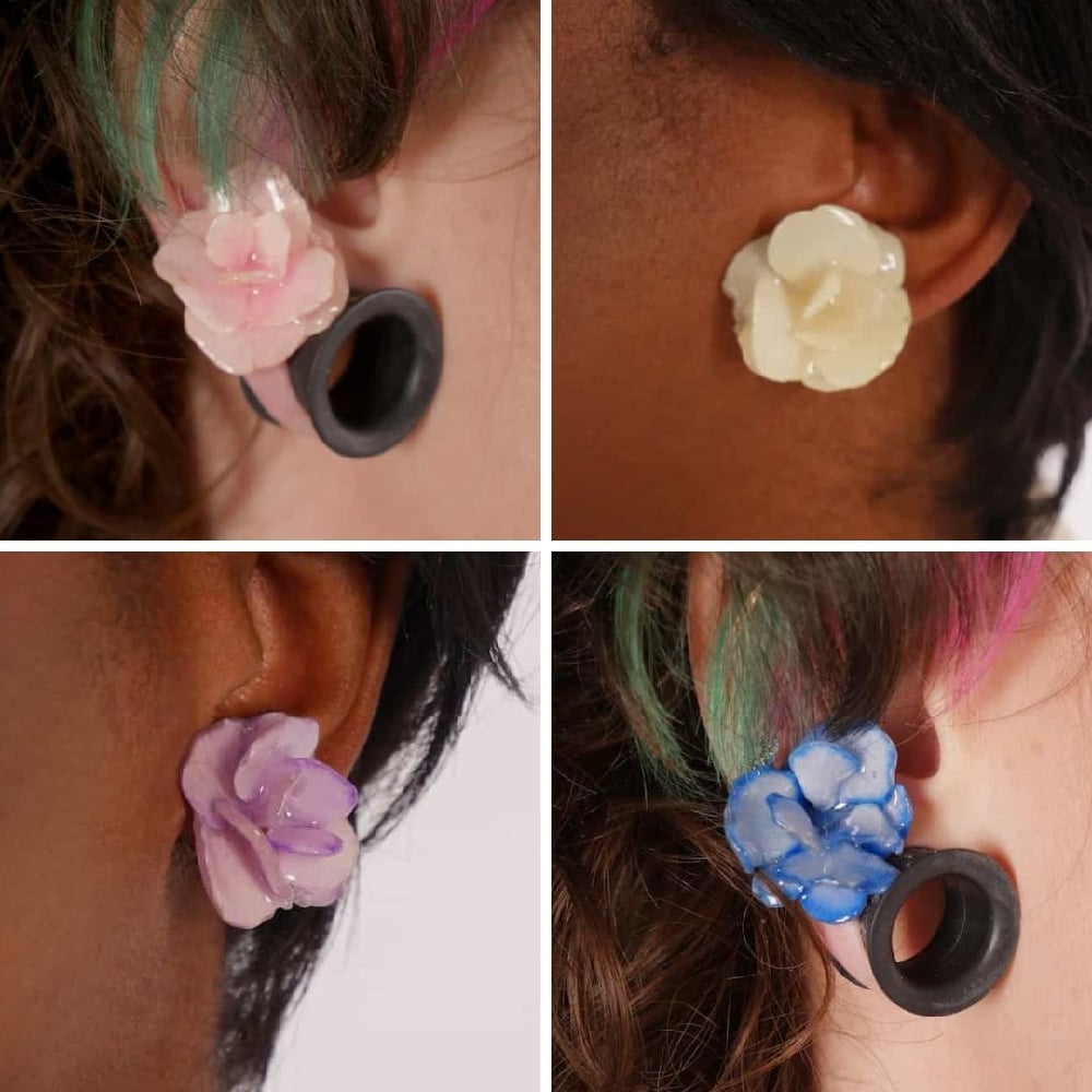 Image of Hydrangea Stud Earrings