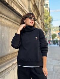 Image 3 of Sudadera oversize Cisne NEGRA