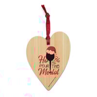 Image 7 of Wooden ornaments ho ho ho pour the merlot
