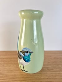 Image 2 of Superb Fairywren Vase