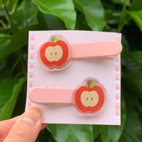 Image 3 of glitter epoxy hairclips