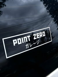 Image 2 of POINT ZERO ガレージ  WHITE VINYL CUT OUT