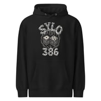CHAIN SYLO DICE BLACK HOODIE