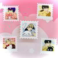 Image 2 of Lads x Sanrio stamp stickers 